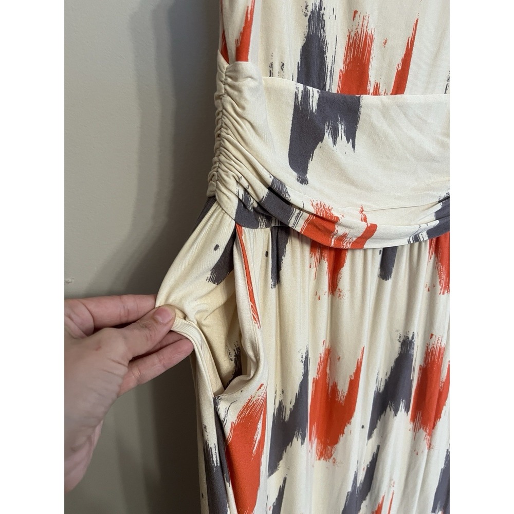 Maeve Anthropologie Sleeveless Jersey Lined Maxi Dress Size Small Stretch - Picture 4 of 6
